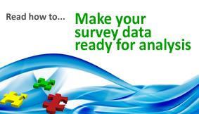 How to survey data analysis ready